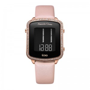 Alexandre Christie AC 9380 Rosegold Pink Leather LHLRGBAPN